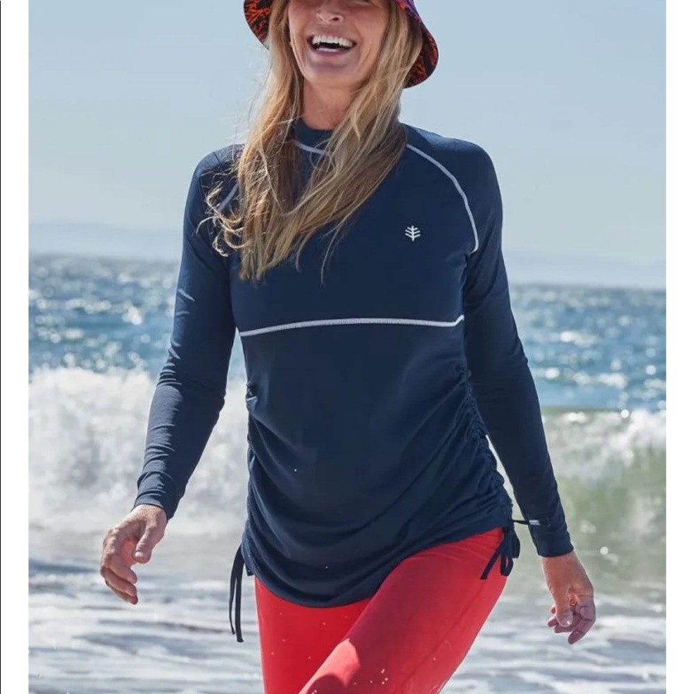 NWT and still in unopened bag, Coolibar swim shirt UPF 50+